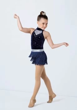 Weissman Twist My Hips -Dance Costumes 14100 navy 3646 95161.1698712940