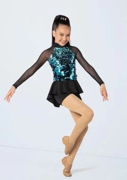 Weissman Straight Up -Dance Costumes 14457 turquoise 252 71140.1698713345