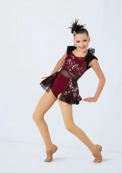 Weissman Queen -Dance Costumes 14702 black cherry 688 82762.1692402626