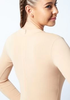 Intermezzo Long Sleeve Turtle Neck Catsuit -Dance Costumes 4685 snd close up back 1 98699.1676420918