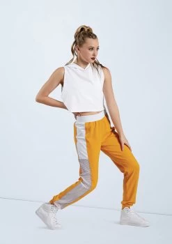 Weissman Sporty Mesh Jogger Pants -Dance Costumes AH11754 saffron 6919 23401.1648856767