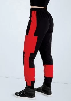 Weissman Colorblock Cargo Pants 6 Weissman Colorblock Cargo Pants -Dance Costumes AH11991 red 0796 53874.1678890632
