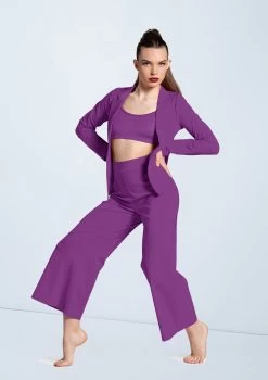 Weissman Wide Leg Suit Pants -Dance Costumes AH12576 SH11076 AH12577 electricpurple 55 95215.1698840275