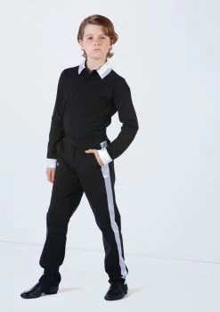 Weissman Boys Satin Stripe Pants