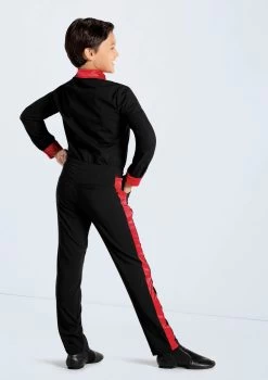 Weissman Boys Satin Collar Shirt