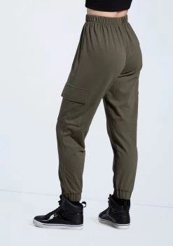 Weissman French Terry Cargo Pants -Dance Costumes AH12728 armygreen 086 27078.1697719843