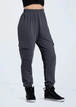 Weissman French Terry Cargo Pants -Dance Costumes AH12728 gray 047 24487.1678890683