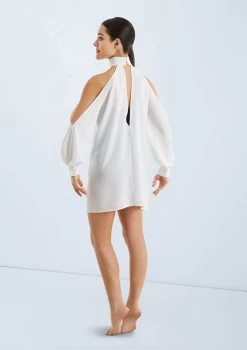 Weissman Open Sleeve Overdress 13 Weissman Open Sleeve Overdress -Dance Costumes D10759 white 020 74091.1678890789