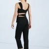 Weissman Cropped Cutout Jumpsuit