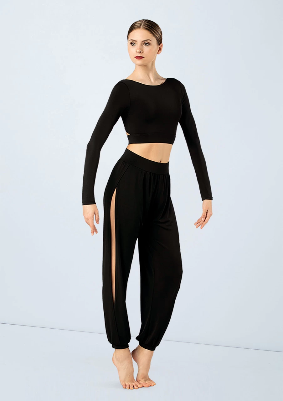 Weissman Knotted Back Crop Top 1 Weissman Knotted Back Crop Top