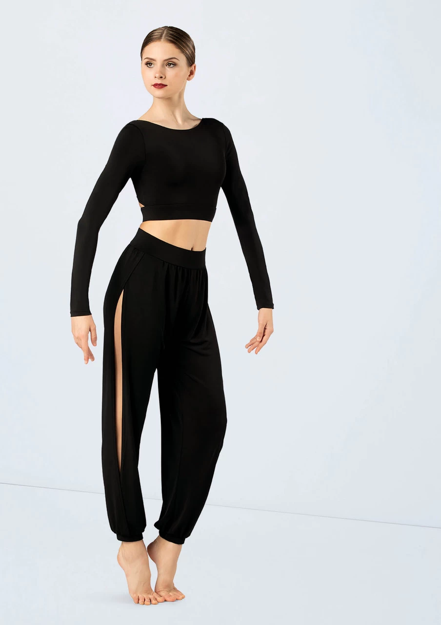 Weissman Knotted Back Crop Top 9 Weissman Knotted Back Crop Top - Image 9