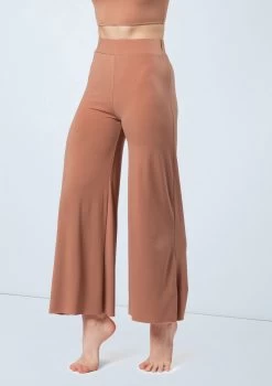 Weissman Wide Leg Matte Jersey Pants -Dance Costumes MJ12612 warmsand 660 67250.1678891065