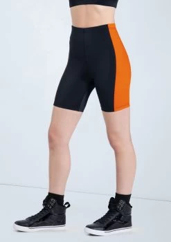 Weissman Bold Side Stripe Bike Shorts 8 Weissman Bold Side Stripe Bike Shorts -Dance Costumes MT13149 ember 648 50844.1678891247