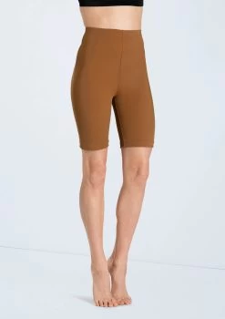 Weissman Classic Matte Bike Shorts 11 Weissman Classic Matte Bike Shorts -Dance Costumes MT13219 camel 005 48229.1698718712