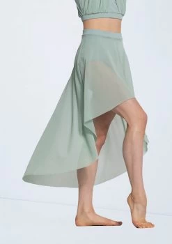 Weissman Power Mesh High-Low Skirt