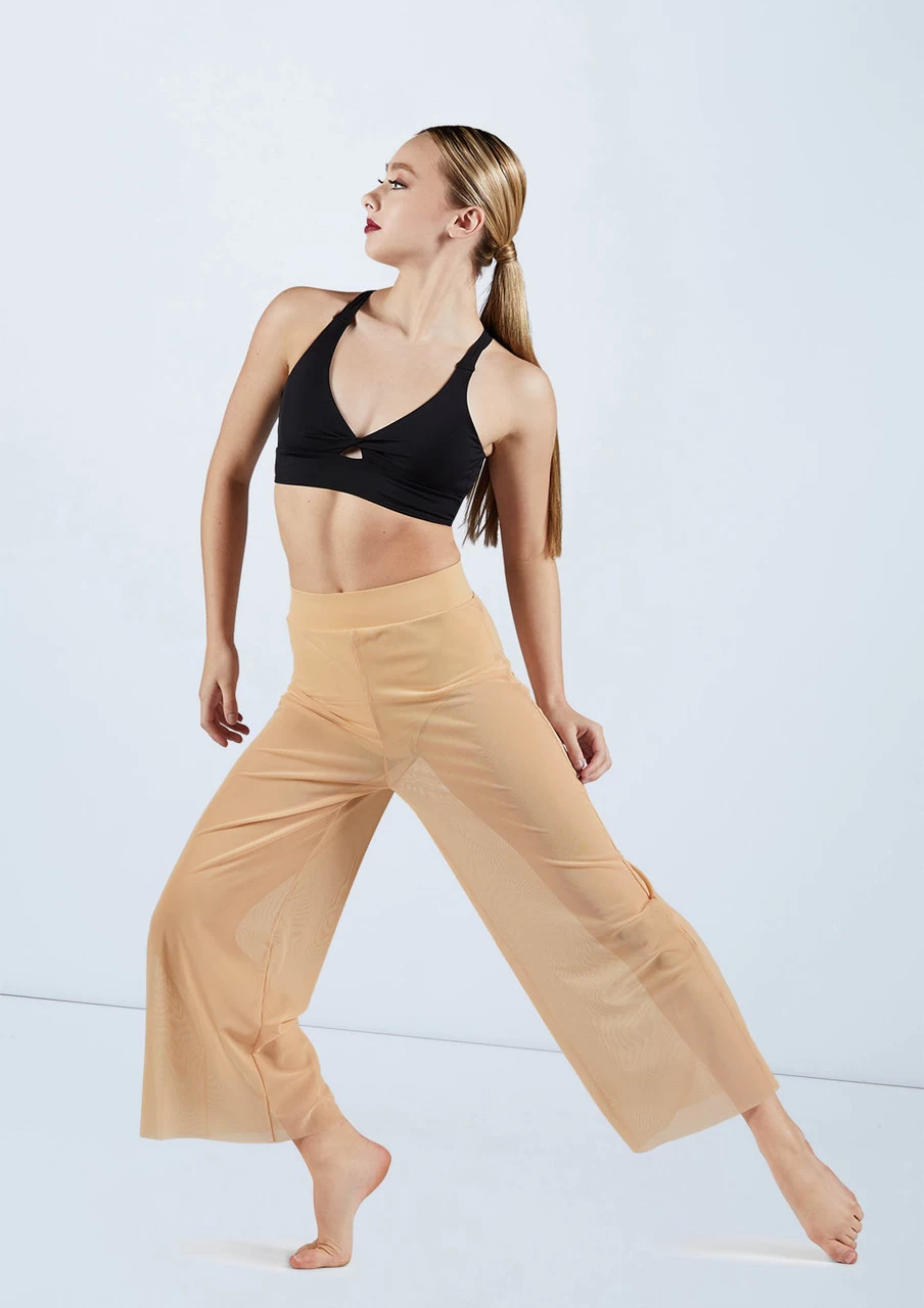 Weissman Mesh Culotte Pants 2 Weissman Mesh Culotte Pants - Image 2