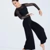 Weissman Wide Leg Matte Jersey Pants