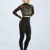 Weissman Cage Strap Sequin Crop Top