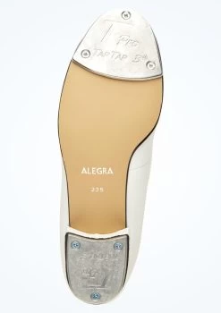 Alegra Basic Tie Front Tap Shoe - White 6 Alegra Basic Tie Front Tap Shoe - White -Dance Costumes alh0019 wht bottom 1 13347.1678872526