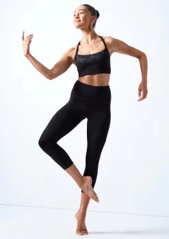 Bloch Polina Camisole Crop Top -Dance Costumes bl39347 blk fmain 42044.1692919609