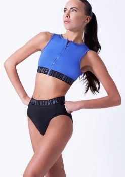 Bloch Remy Zip Front Tank Crop Top 13 Bloch Remy Zip Front Tank Crop Top -Dance Costumes blft5010 blue front t 59922.1698799274