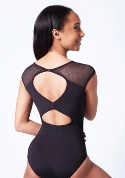 Bloch Emma Boat Neck Lace Leotard 11 Bloch Emma Boat Neck Lace Leotard -Dance Costumes bll4162 black close up back 83178.1679927440