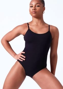 Bloch Octavia Weave Back Leotard -Dance Costumes bll6137 black front t 25566.1698799651