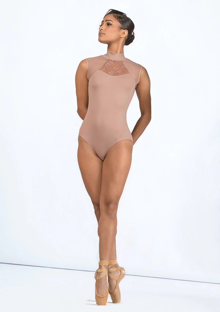 Ballet Rosa Anita Turtle Neck Lace Insert Leotard 3 Ballet Rosa Anita Turtle Neck Lace Insert Leotard - Image 3