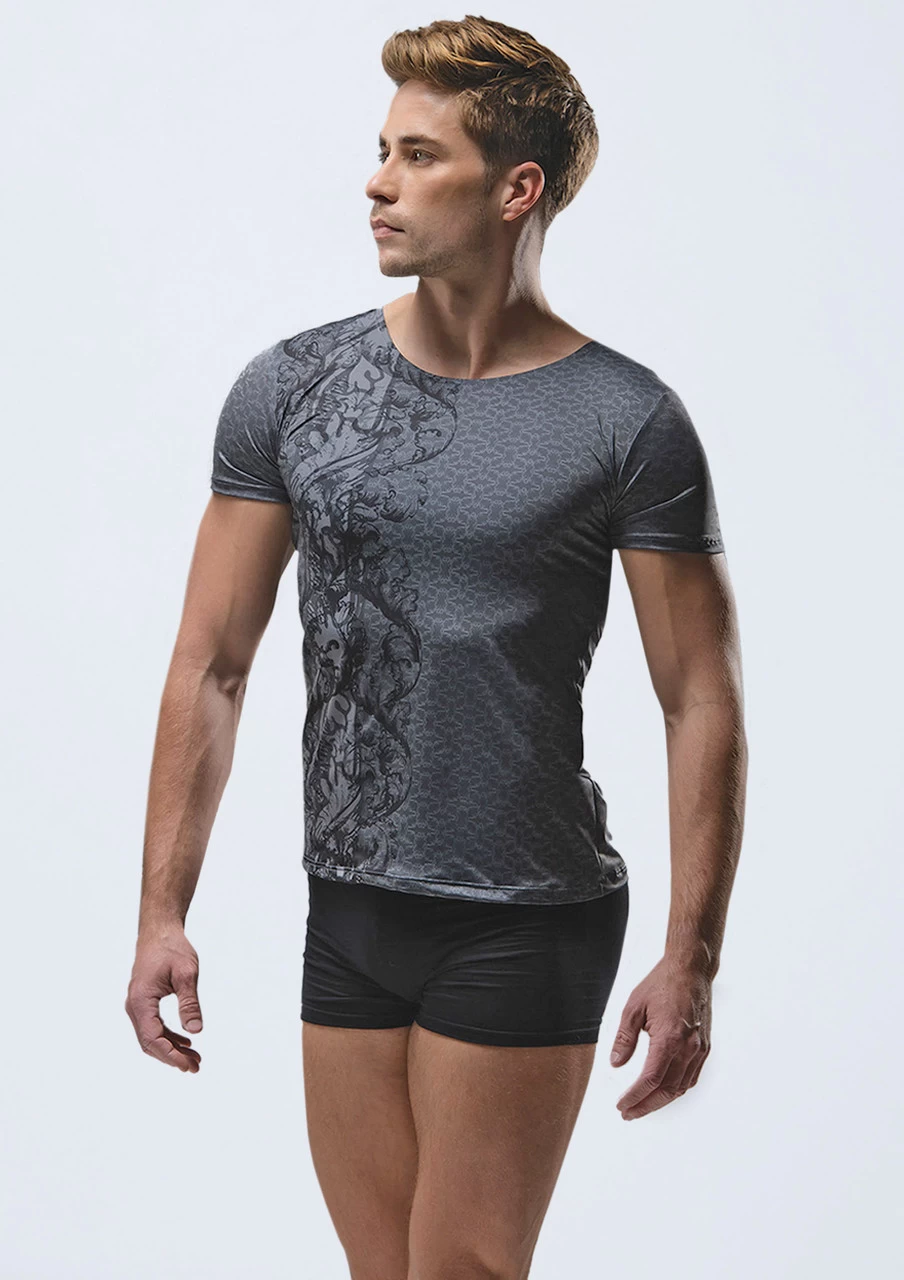Ballet Rosa Mens Abrax Printed T-shirt 2 Ballet Rosa Mens Abrax Printed T-shirt - Image 2