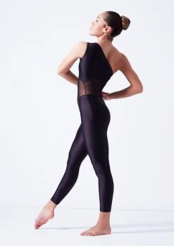 Ballet Rosa One Shoulder Unitard - Black 7 Ballet Rosa One Shoulder Unitard - Black -Dance Costumes brmagali black side 02462.1678926846