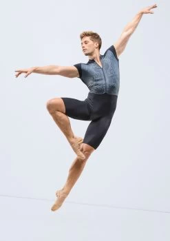 Ballet Rosa Mens Moki Zip Biketard