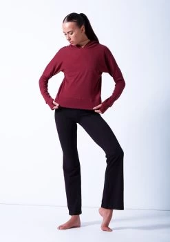 Ballet Rosa Warm Up Hoodie -Dance Costumes brolivine red front 2 55423.1678926911