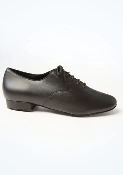 International Dance Shoes Mens MT Ballroom Shoes - 1" -Dance Costumes idsmt black side 20522.1697066958