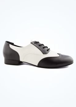 So Danca Kaya Practice Ballroom Shoe 1" -Dance Costumes jz97 blkwht main 1t 84514.1698449107