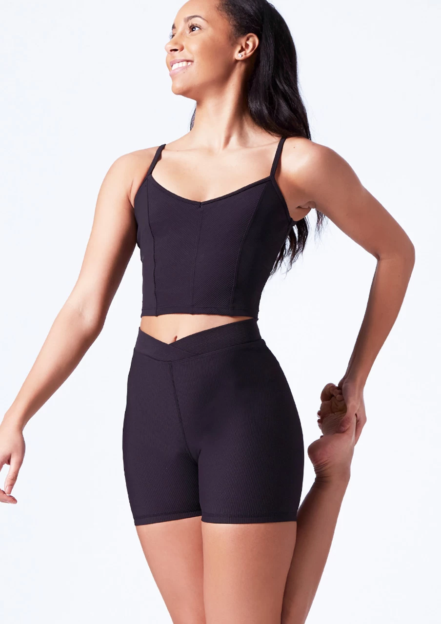 Mirella V Neck Chevron Cropped Camisole Top 7 Mirella V Neck Chevron Cropped Camisole Top - Image 7