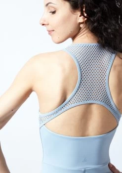 Move Dance Stefani Catsuit -Dance Costumes moc0635 blu close up back 1 58575.1678928408