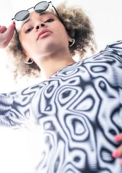 Move Dance Onyx Cross Back Unitard - Dimensions -Dance Costumes moc0901 dim close up front 2 40781.1678928424