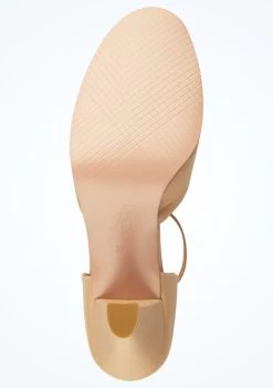 Move Dance Erika T-Bar Character Shoe 3" - Nude -Dance Costumes mok0026 tan bottom 1 63398.1678928570