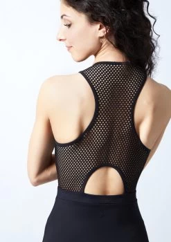Move Dance Sally Zip Front Leotard -Dance Costumes mol0652 black close up back 1 79511.1678884242