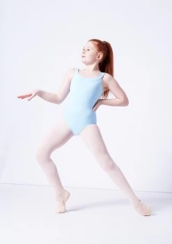 Move Dance Terri Girls Yoke Neck Leotard 10 Move Dance Terri Girls Yoke Neck Leotard -Dance Costumes mol5141 blue front 1 18687.1689206261