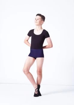Move Dance Boys Louie Leotard -Dance Costumes mol5255 black front 3 91341.1691198362