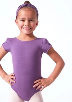 Move Dance Macey Girls Leotard -Dance Costumes mol5503 dusky grape close up front 35018.1684798995