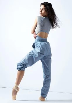 Move Dance Hattie Heat Retention Trouser -Dance Costumes mop0410 paleblue back 2 56257.1678884526
