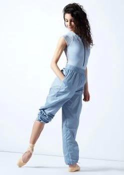 Move Dance Hattie Heat Retention Trouser -Dance Costumes mop0410 paleblue front 1 61080.1678884526
