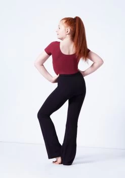 Move Dance Robyn Kids Jazz Pants -Dance Costumes mop5002 black back 99228.1689206360