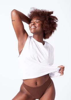 Move Dance Annie Seamless Brief - 2 Pack 20 Move Dance Annie Seamless Brief - 2 Pack -Dance Costumes mor0507 coffee close up front 1 25780.1676074660