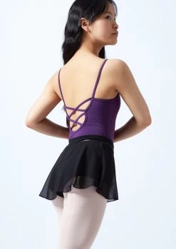 Move Dance Adeline Teen Skirted Short -Dance Costumes mor5015 black back 1 26211.1695433072