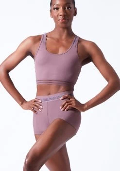 Move Dance Sovanna Crop Top -Dance Costumes mos0601 orchid pink front t 47034.1687821732