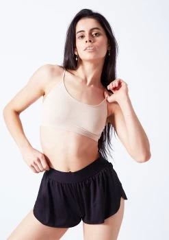 Move Dance Beatrix Seamless Bra - 2 Pack 27 Move Dance Beatrix Seamless Bra - 2 Pack -Dance Costumes moz0507 sand close up front 46694.1676074696