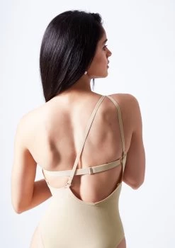 Move Dance Serena Seamless Bodysuit 33 Move Dance Serena Seamless Bodysuit -Dance Costumes moz0510 sand close up back 3edit 41625.1690413294
